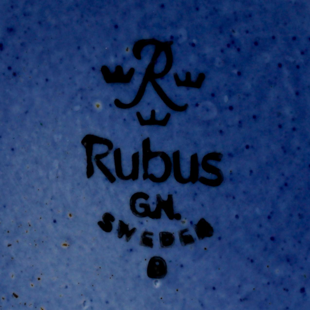 GOLVVAS, stengods, "Rubus", Gunnar Nylund, Rörstrand.