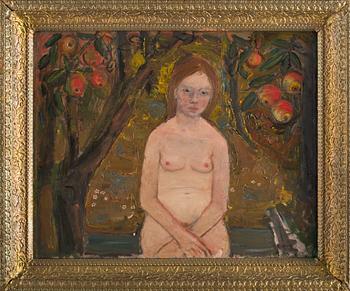 BIRGER LJUNGQUIST, olja på pannå, signerad.