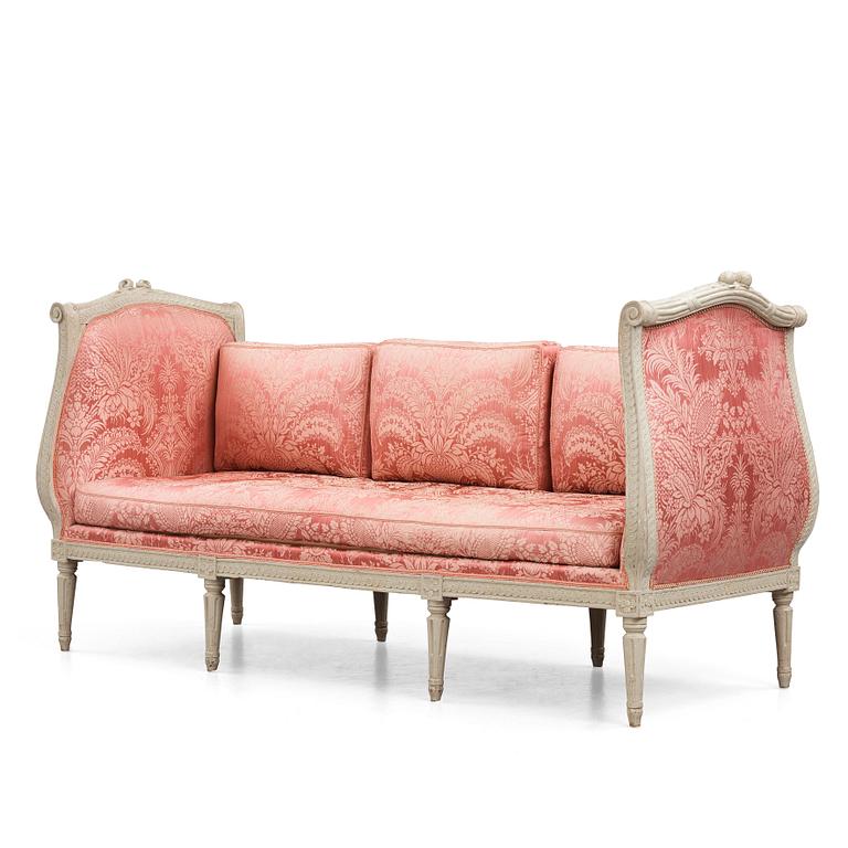 A Gustavian late 18th century sofa.