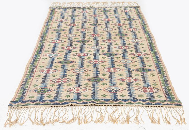 Märta Måås-Fjetterström, a textile, 'Törnet' flat weave, c. 187 x 88 cm, signed MMF.