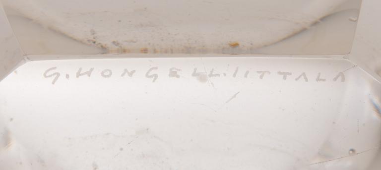 GÖRAN HONGELL, VAS, signerad G. Hongell Iittala.