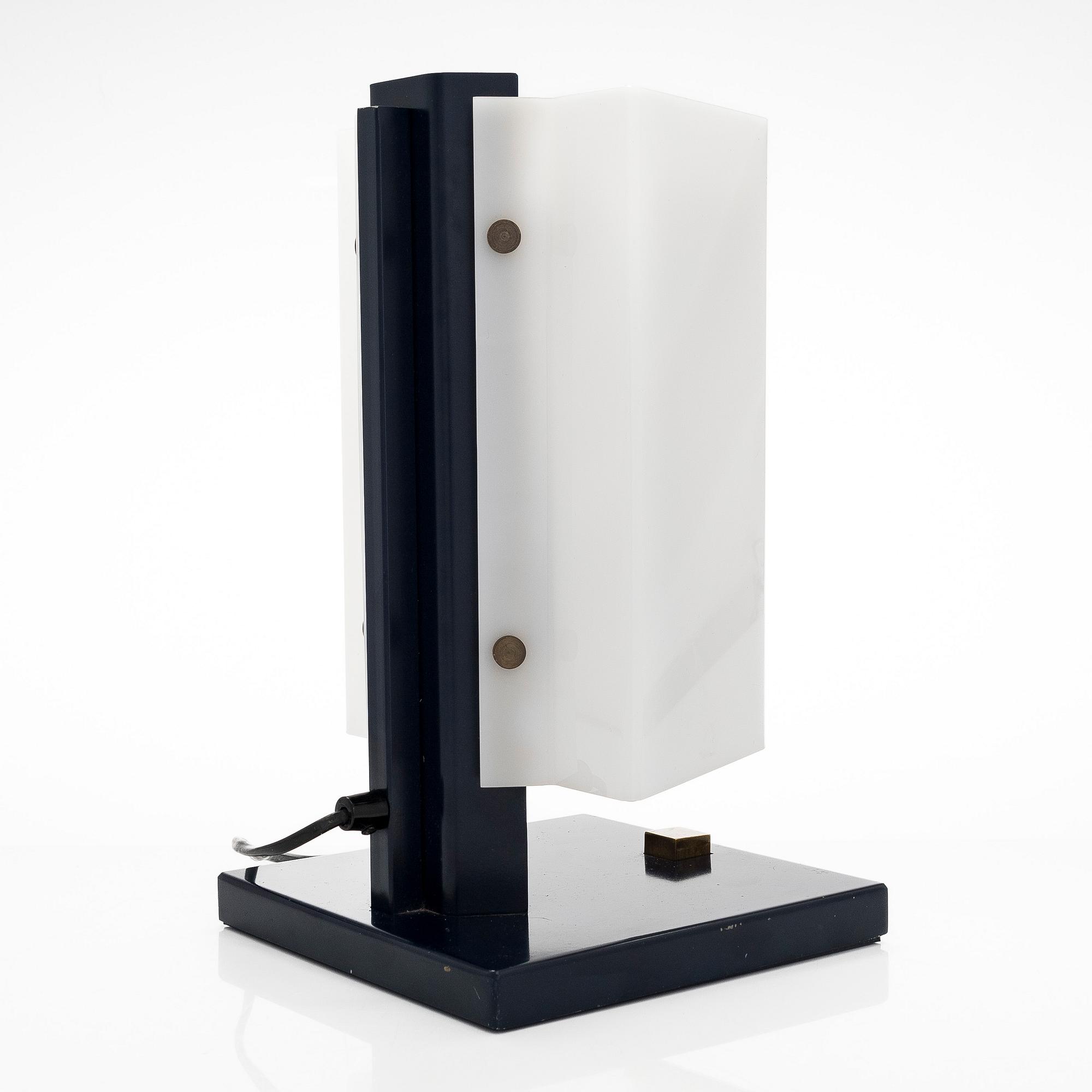 Lars-Gunnar Nordström, bordslampa, Metallimestarit, 1970-tal.