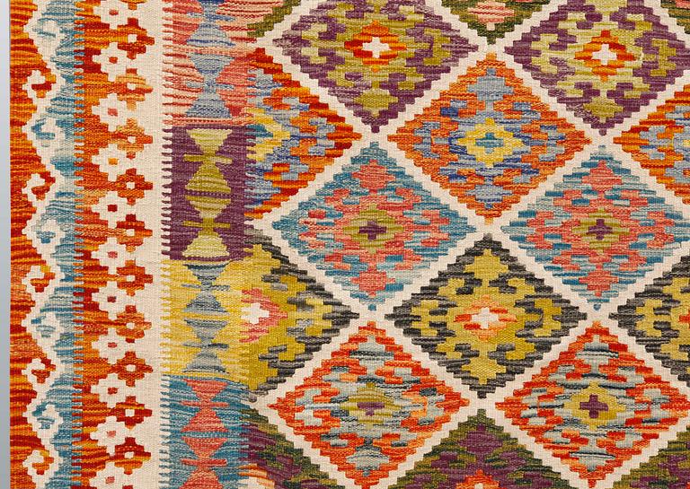 A carpet, kilim, ca 290 x 207 cm.