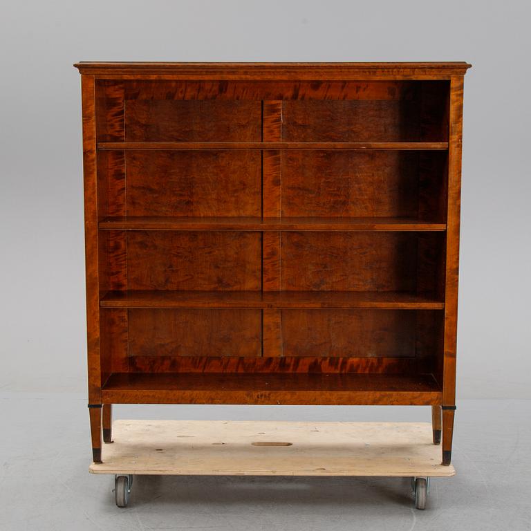 A stained birch book case, first half of the 20th Century.