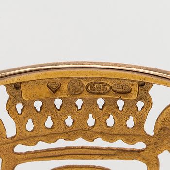 Kalevala Koru, a 14K gold 'Celebratory jewellery of independence'' necklace, 1992.
