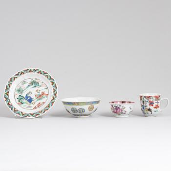 Parti porslin, 4 delar, Kina, 1700-tal-1900-tal.