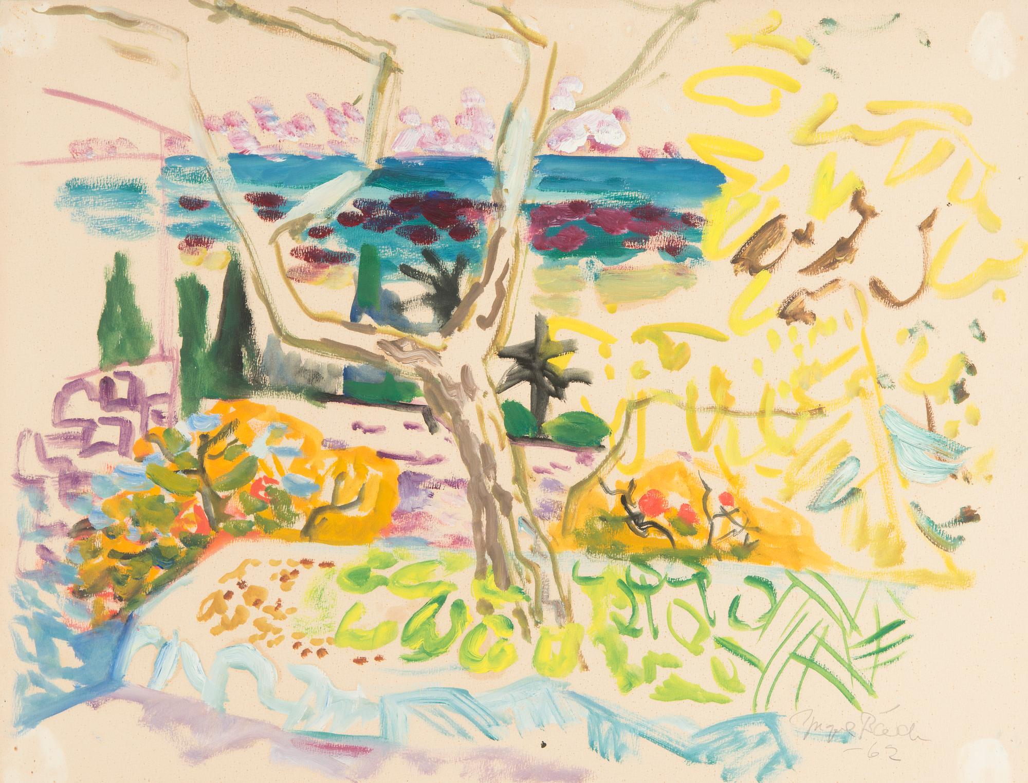 Yngve Bäck, "Puutarha, Etelä-Tanska".