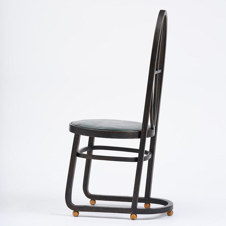 Carl Bergsten, stol, Gemla Leksaksfabrik, Diö, för Konst- och industriutställningen, Norrköping, 1906.