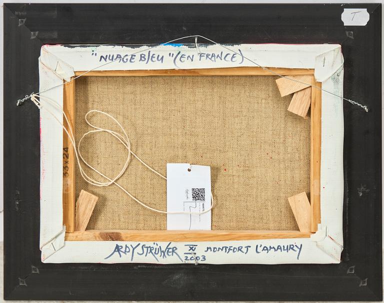 Ardy Strüwer, "Nuage Bleu" (En France).