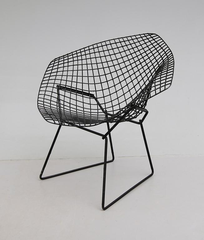 FÅTÖLJ, "Diamond Chair", Harry Bertoia, 1900-talets andra hälft.