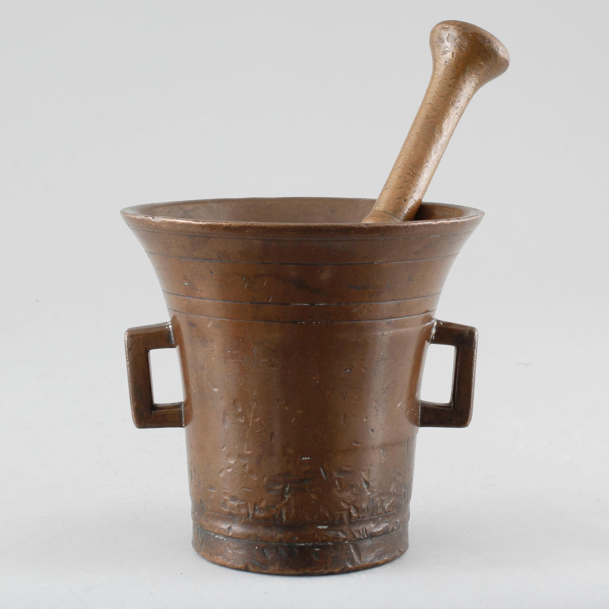 MORTEL, mässing, 1800-tal.
