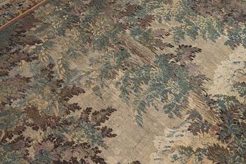 A flemish 'verdur' tapestry, c. 282 x 321 cm, 18 th century.