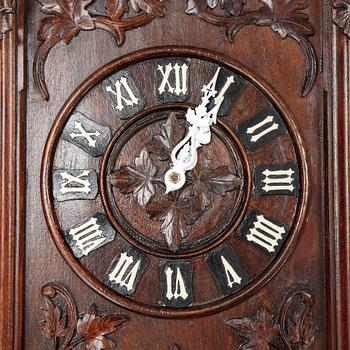 A Schwarzwald area pendulum wall clock by E. Wehrle, late 19th century.