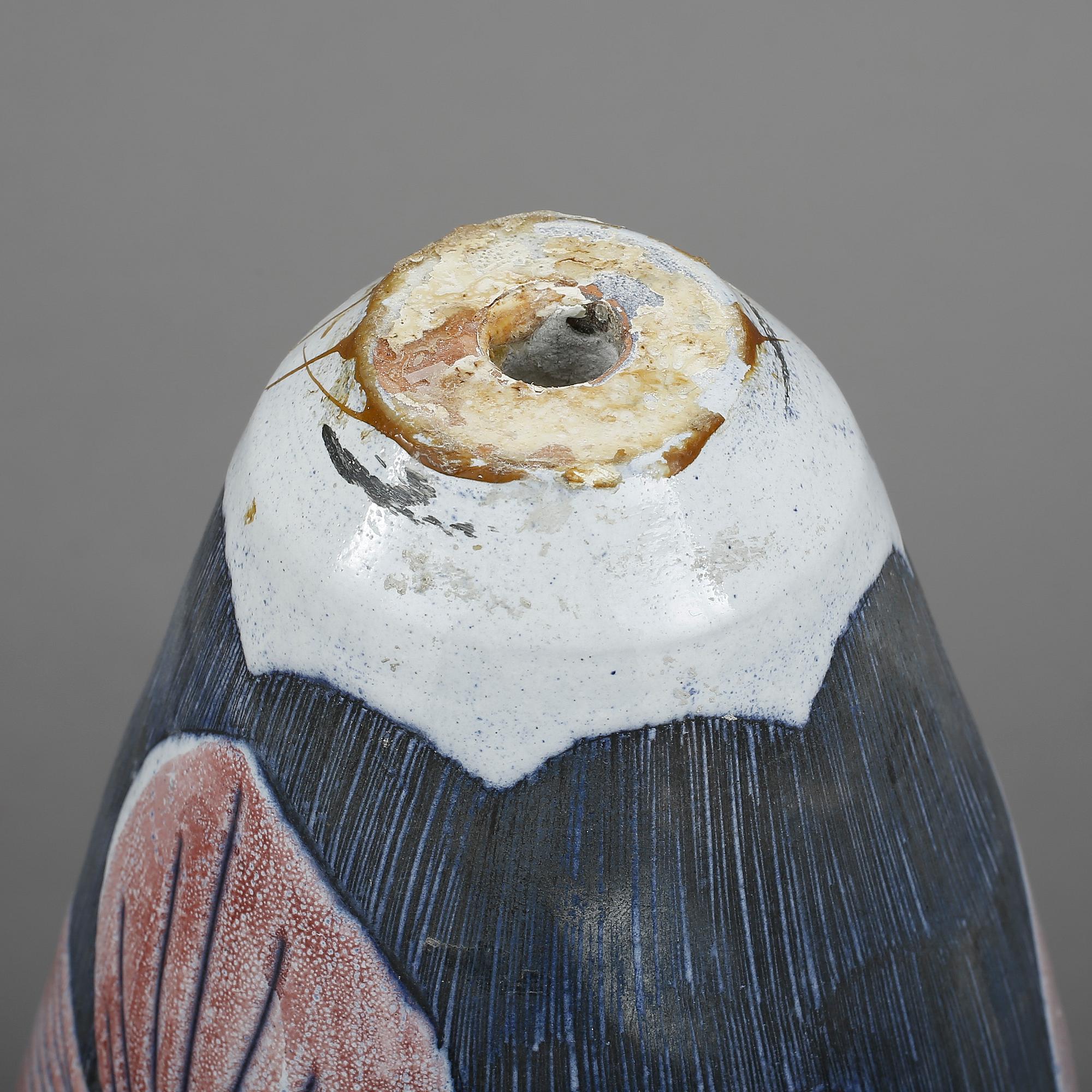 GOLVLAMPA, keramik, Marian Zawadsky, Tilgmans, 1900-talets mitt.