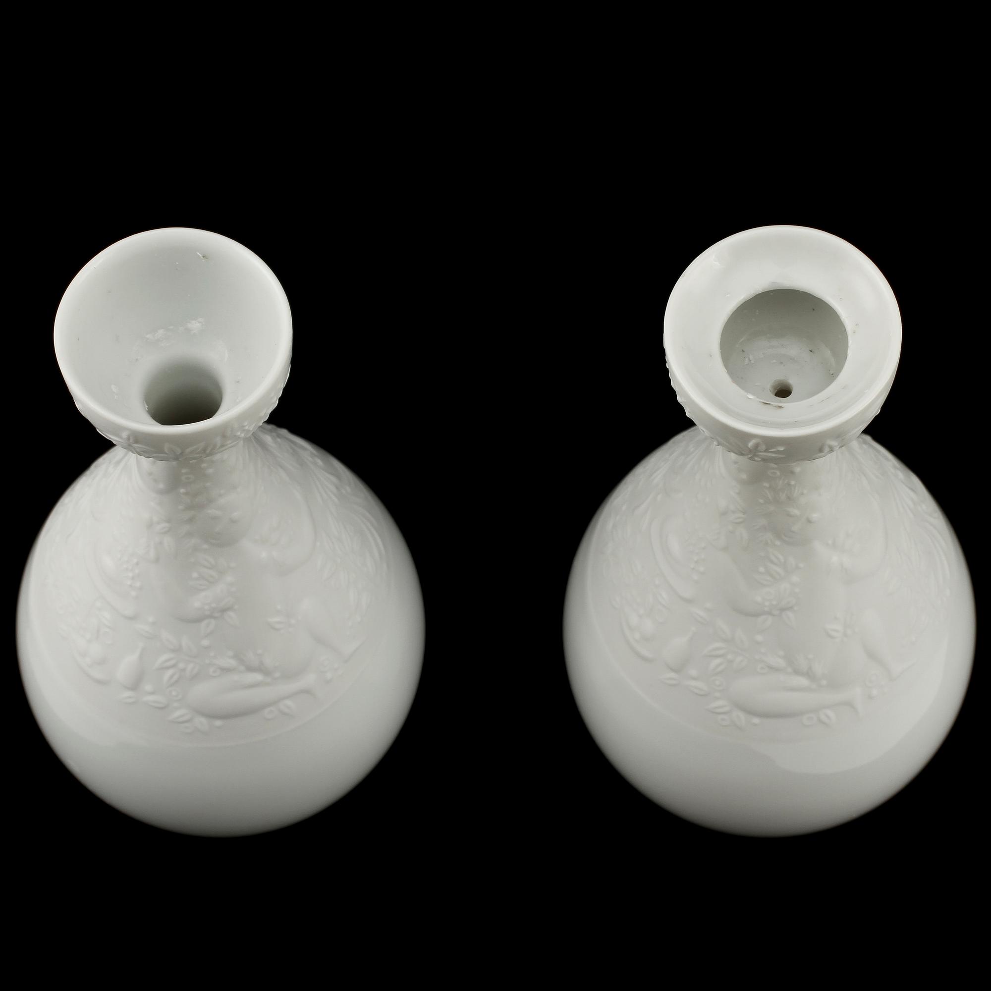 TESERVISDELAR, 12 delar, porslin, "Die Zauberflöte", Björn Wiinblad, Studio Line, Rosenthal, 1900-tal.