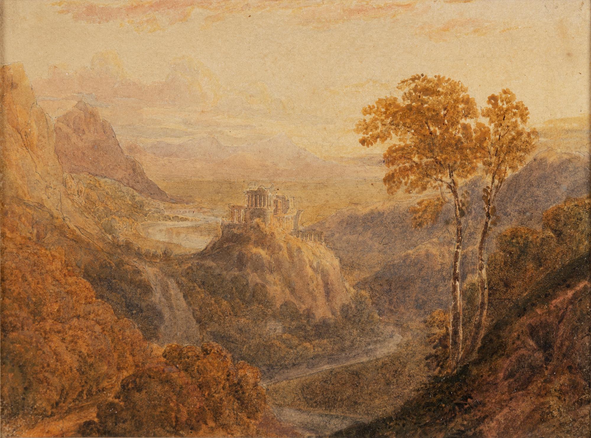 UNKNOWN ARTIST, 19TH C, watercolour, unsigned.