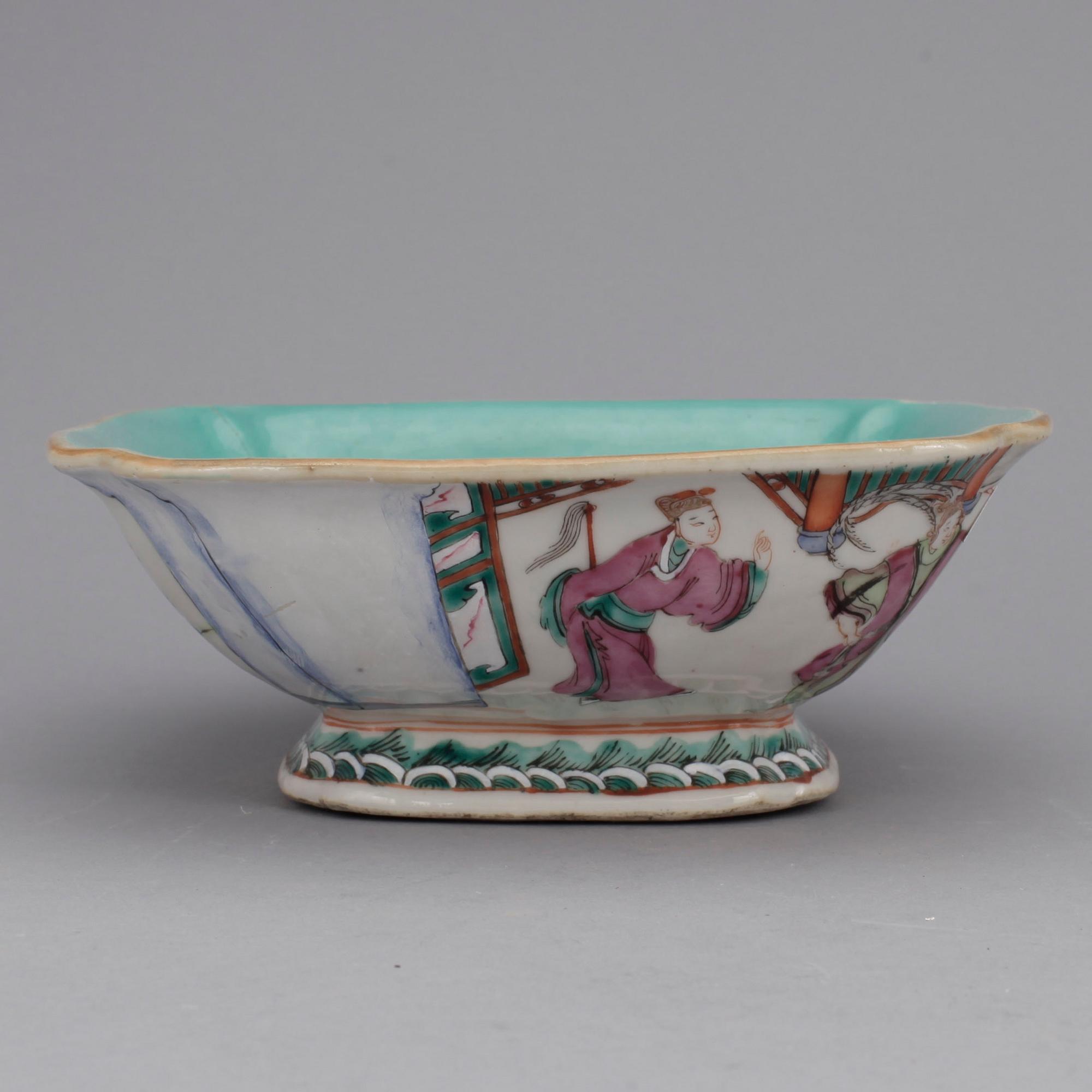 PARTI PORSLIN, 4 delar. Kina. 1800/1900-tal.