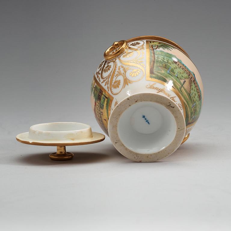 A Berlin coffee service, first half of 19th Century. (9 pieces).