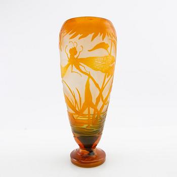 Emile Gallé,  vas Art Nouveau, Nancy Frankrike tidigt 1900-tal.