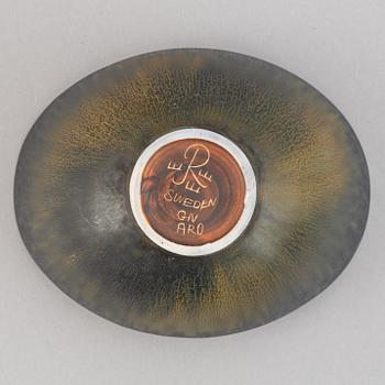 Gunnar Nylund, hänkelvaser, 6 st och skål, Rörstrand.