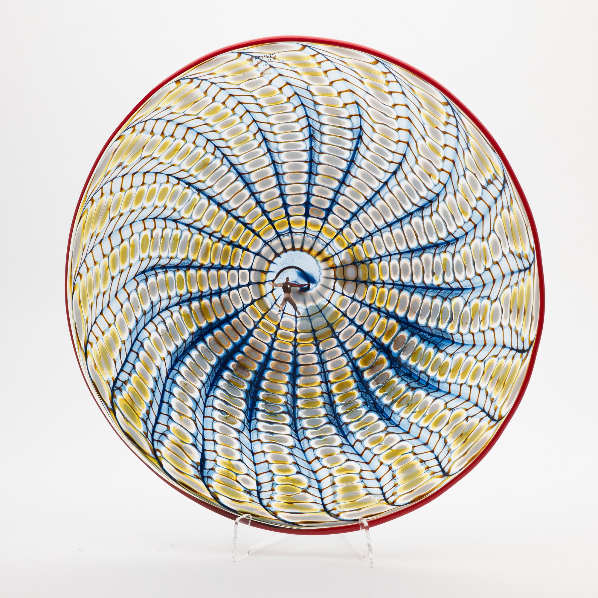 Bertil Vallien, vase, glass, Kosta Boda.
