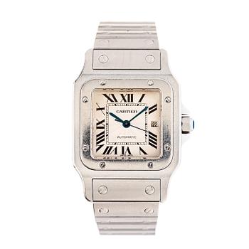 143. Cartier - Santos. Steel. Automatic. 29 x 29 mm. 2001.