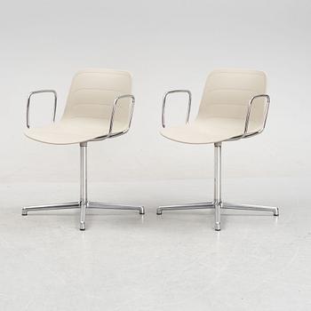 Johannes Foersom & Peter Hiort-Lorenzen, a set of six 'Grade' chairs from Lammhults, designed 2014.