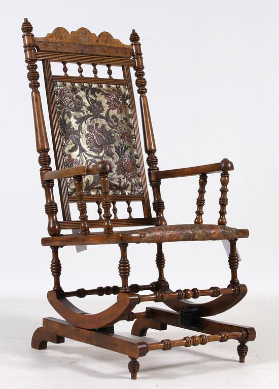 GUNGSTOL, s k "Amerikagungstol", omkring sekelskiftet 1800/1900.