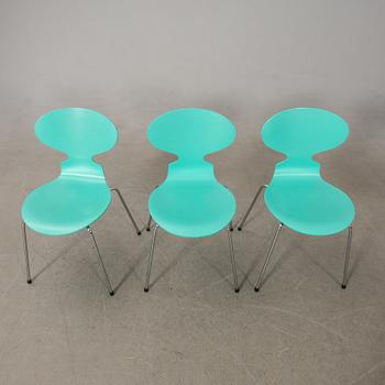 Arne Jacobsen, stolar 8 st, "Myran", Fritz Hansen, 1993.