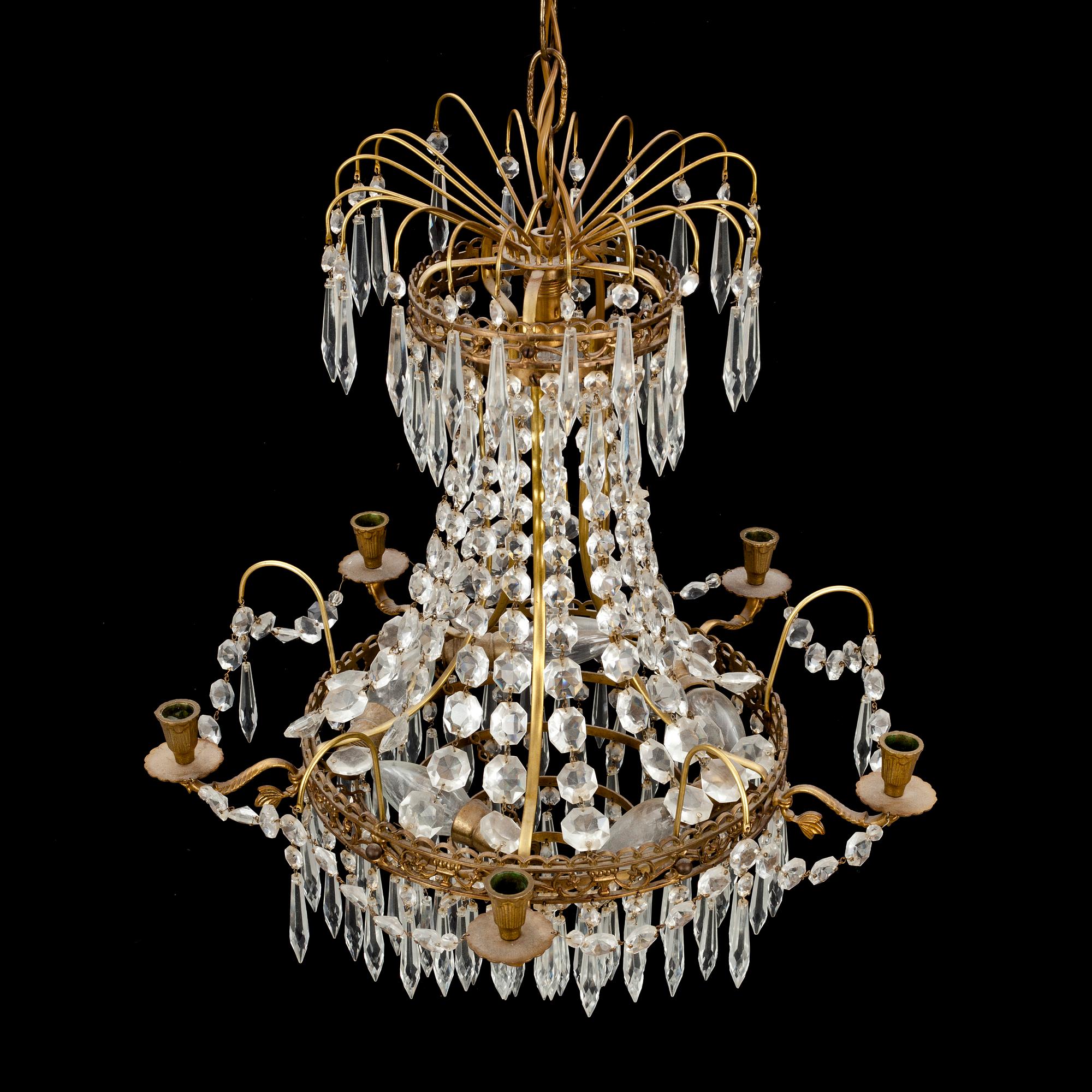 LJUSKRONA, gustaviansk stil, 1900-talets mitt.