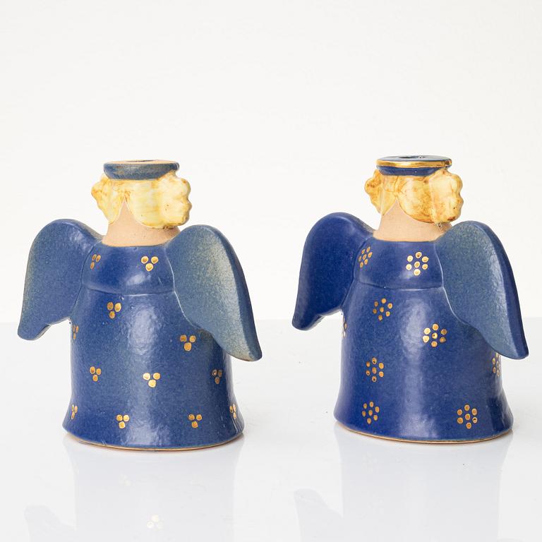 Lisa Larsson, five stoneware figurines, Gustavsberg and K-Studion Gustavsberg, Sweden.