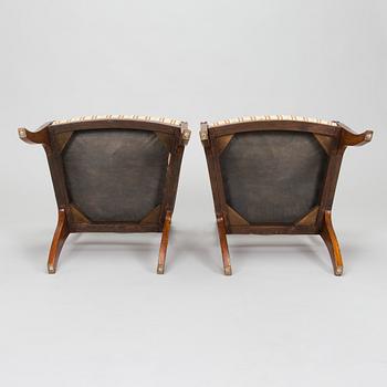 Nojatuolipari, Biedermeier, 1820-40-luku.