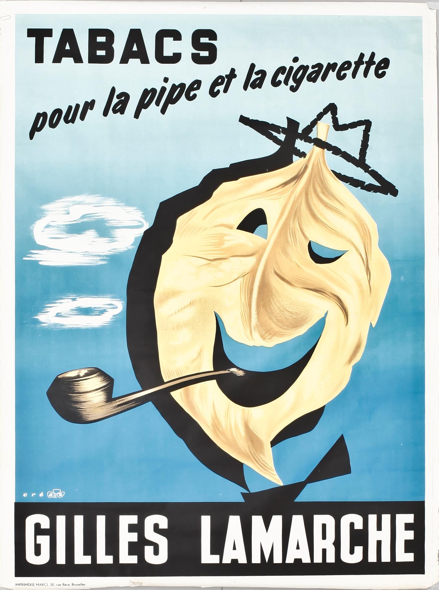 AFFISCH, Gilles Lamarche, 1930/40-tal.