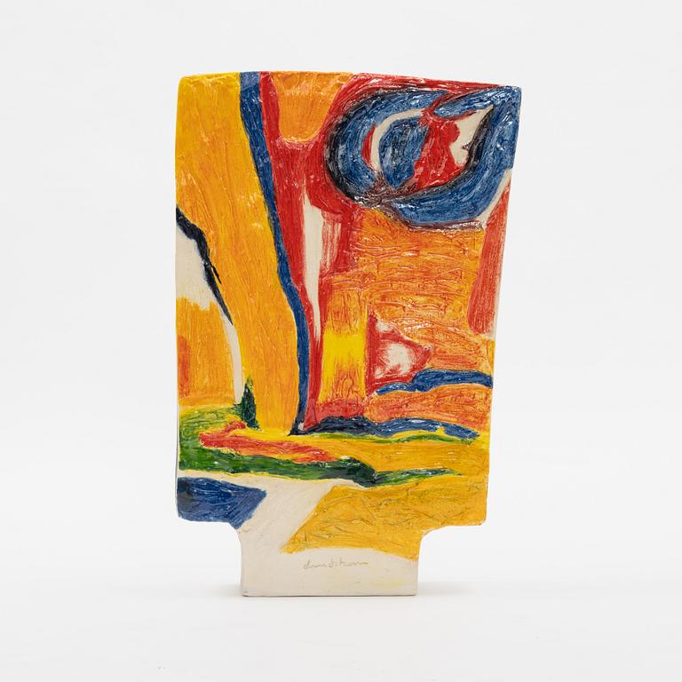 Bengt Lindström, sculpture, glazed ceramic, signed 6/12.