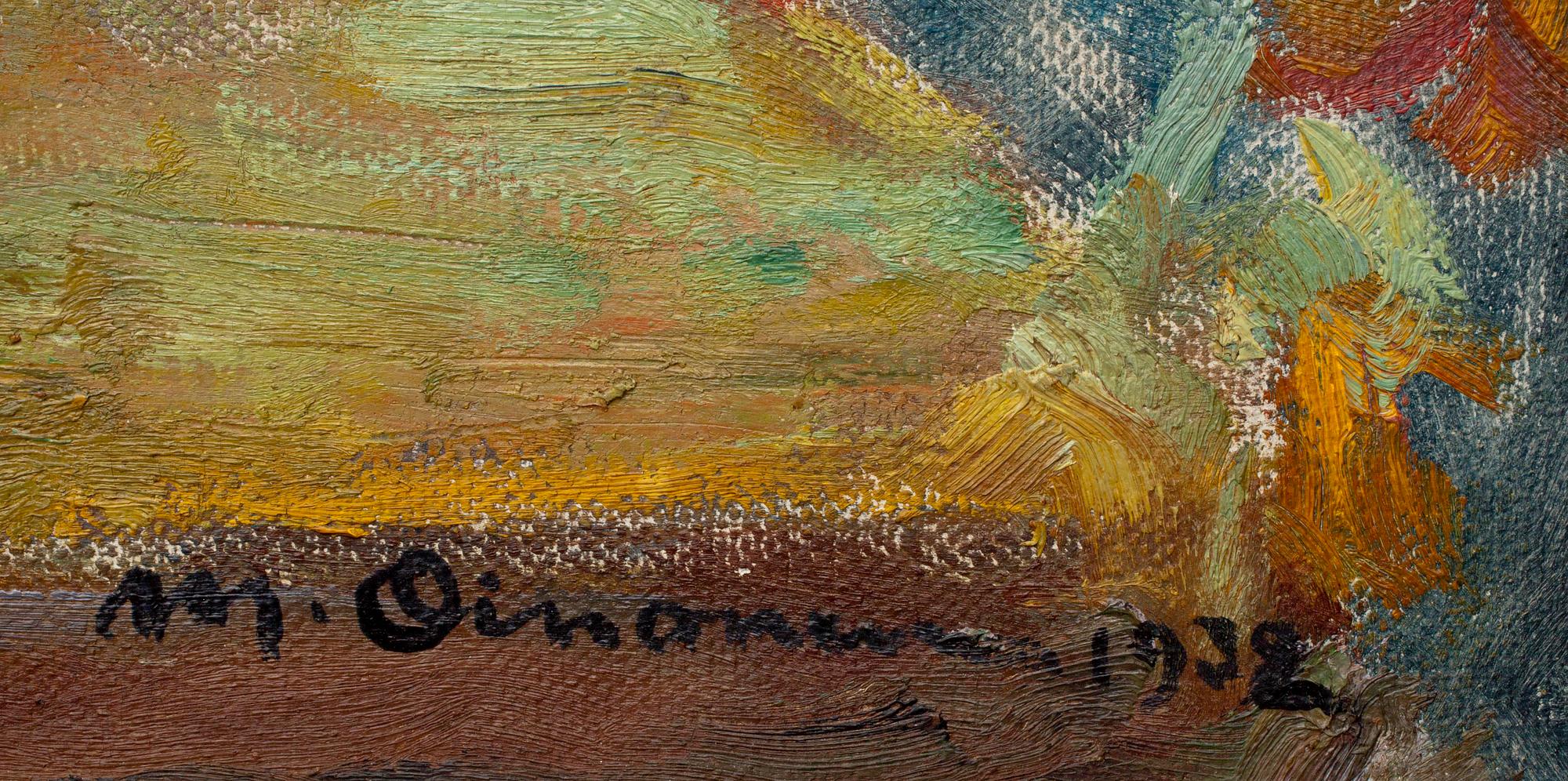 MIKKO OINONEN, olja på duk, signerad och daterad 1932.