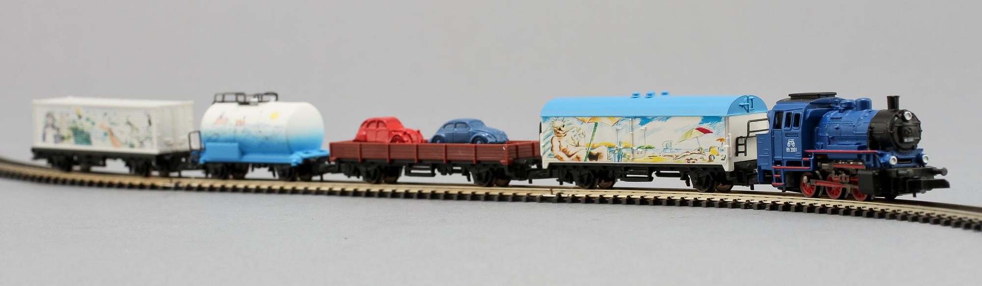 PARTI TÅGBANEDELAR, bl a Märklin, 1900/2000-tal.