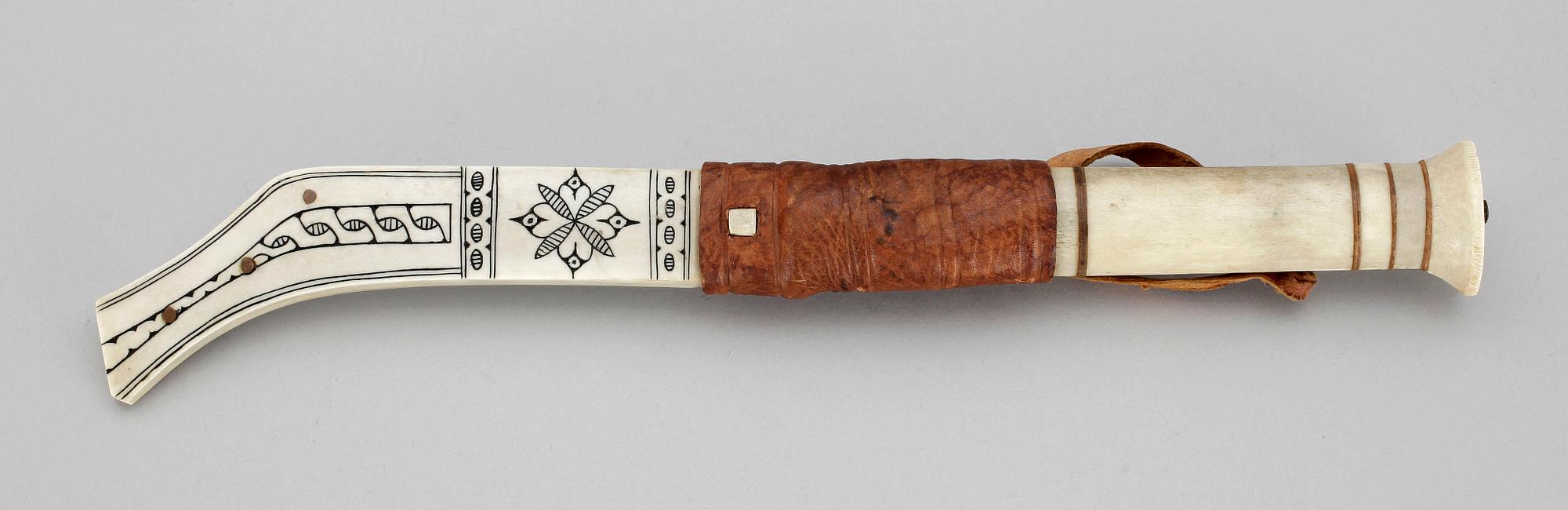 KNIV, samisk , troligen Anders Pirak, sign.