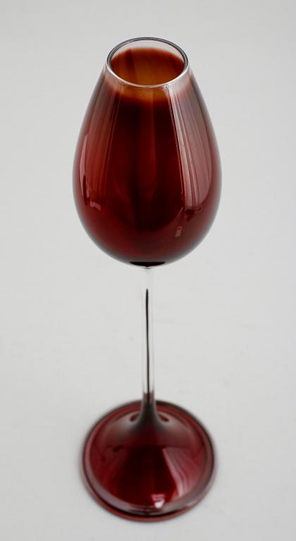 NILS LANDBERG, tulpanglas, Orrefors, signerad.