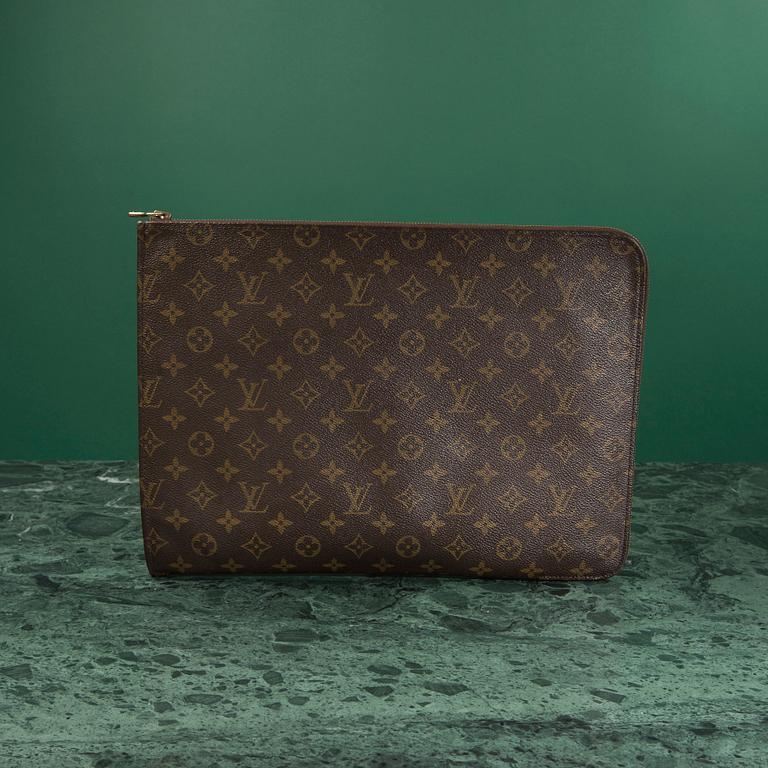 A "Pochette Documents" bag by Louis Vuitton.