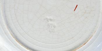 SERVISDELAR, 38 delar, opakgods, "Yesso", Gustavsberg, 1900-talets början.