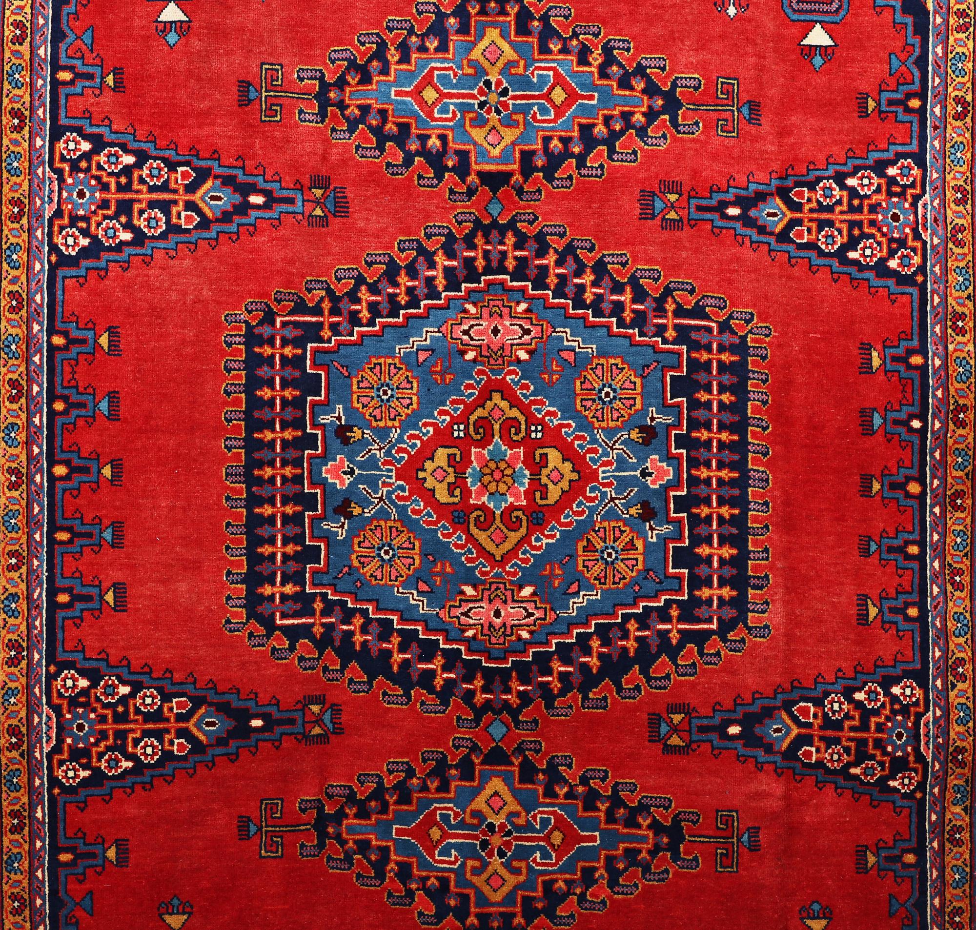 A CARPET, Wiss Signed Sharbani.  327 x 227 cm.