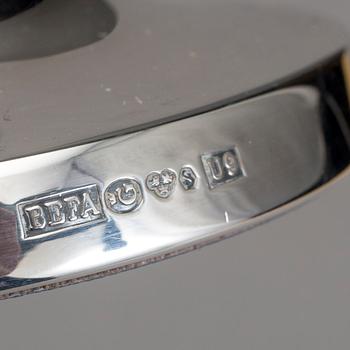 LJUSSTAKAR, 1 par, silver, BEFA, Göteborg, 1970.