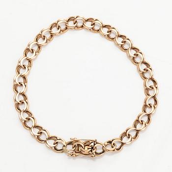 Rannekoru, Bismarck-ketju, 14K kultaa, suomalaiset leimat 1975.