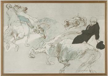 CLAUDE WEISBUCH, färglitografi, 3 st, signerad och numrerade.