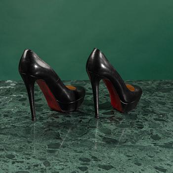PUMPS, "Bianca 140", CHRISTIAN LOUBOUTIN,  storlek 36,5..