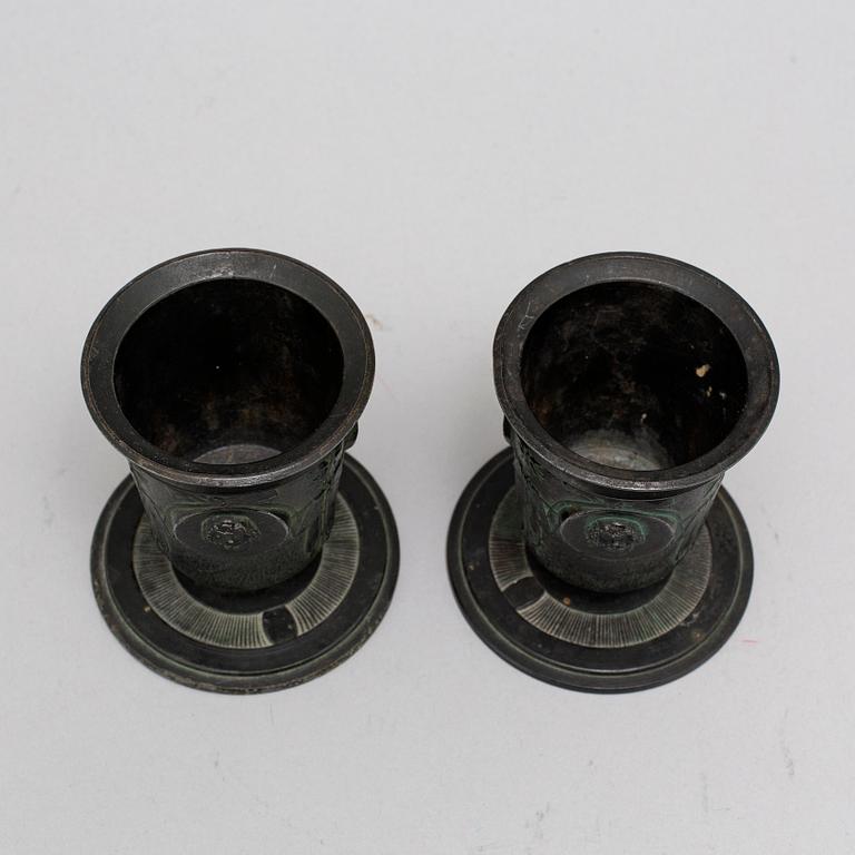 URNOR, ett par, Grand Tour-souvenir, sent 1800-tal.