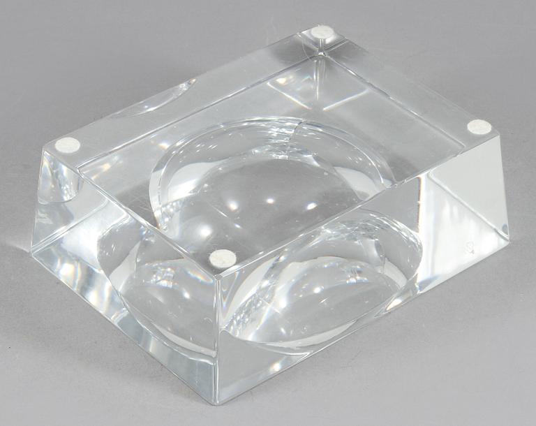 SKULPTUR, glas, Sven Palmqvist, signerad, 1900-talets andra hälft.