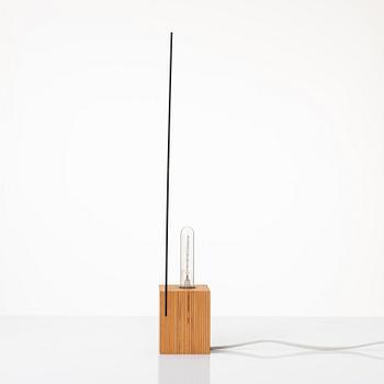 A contemporary wall lamp.