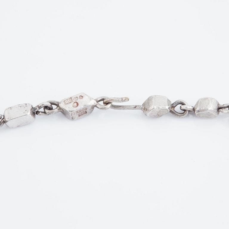 Rey Urban, a sterling silver necklace, Stockholm 1985.