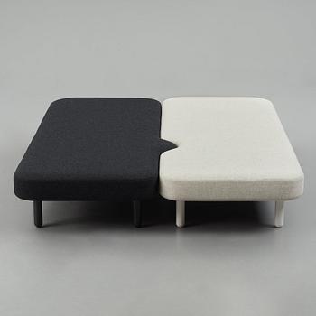 Claesson Koivisto Rune, "Adam and Eve", a pair of daybeds, Klein Dytham architecture, Japan, 2003.